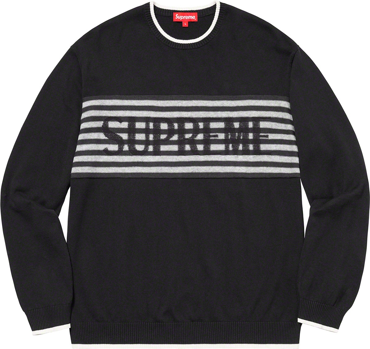 Chest Stripe Sweater view 4